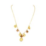 18 KT Yellow Gold Light Weight Necklaces in 9.02 gms