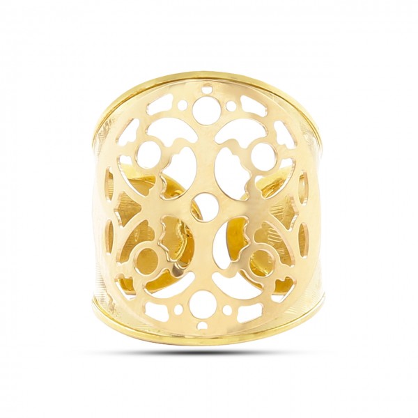 Stylish Casual Rings in Yellow Gold Stylish Casual Rings in Yellow Gold