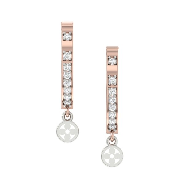 WATER DROP HANGING BALI STYLE EARRING 