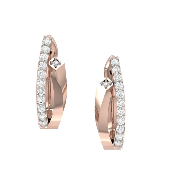 CURVE Y FOLDS BALI STYLE EARRING  CURVE Y FOLDS BALI STYLE EARRING